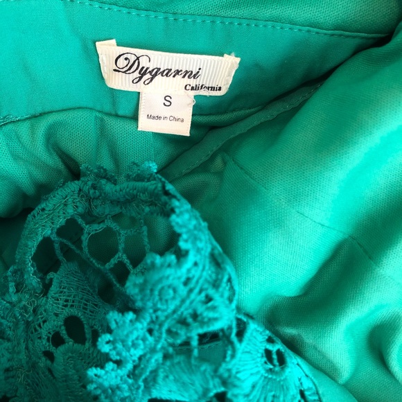 NWT - Green Sleeveless Jumpsuit size LARGE - Picture 5 of 6